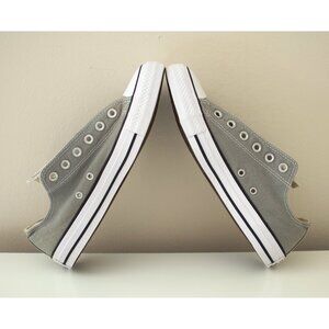 Grey converse / 7 men / 9 women / 7 UK / No laces